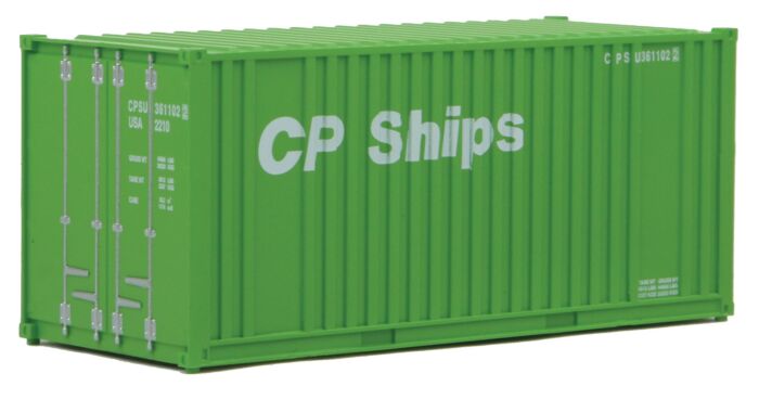 20' Container With Flat Panel 