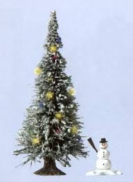 Árvore de Natal e Boneco de Neve 