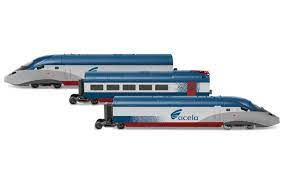 Conjunto  Amtrak Acela High Speed