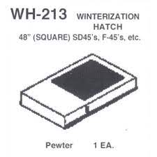 Winterization Hatch 48'' Square SD-40/SD45