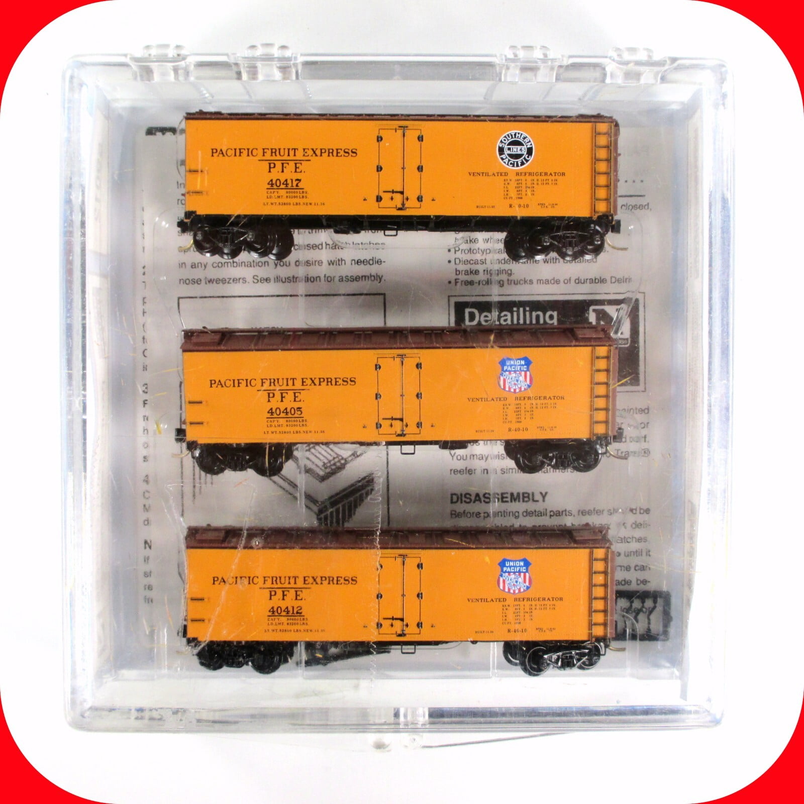 40' Steel Fruit Express 3 Vagões 