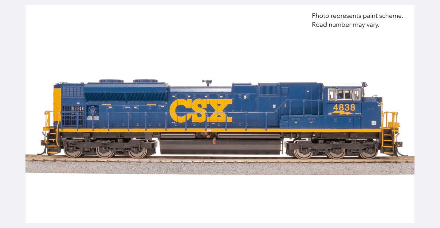 Locomotiva SD70ACe CSX, SOM, DCC e Fumaça 