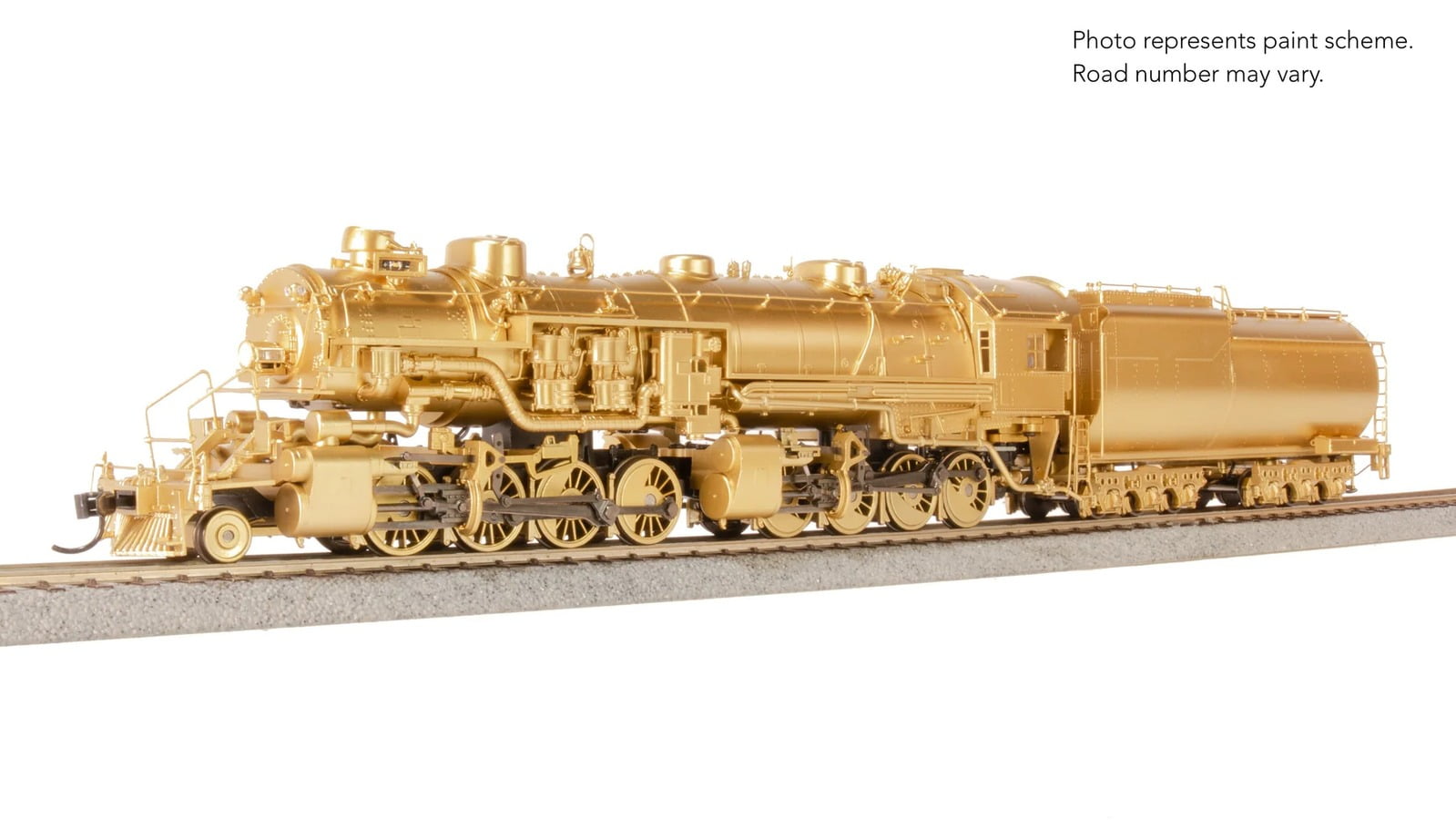 Locomotiva 2-8-8-0 Sem Pintura, Som, DCC e Fumaça