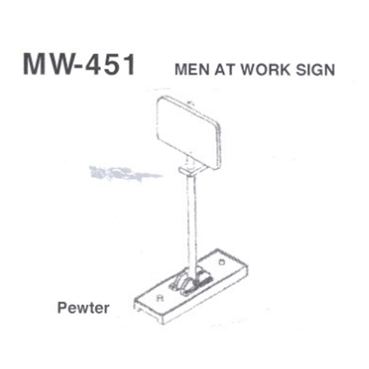 Men At Work Sign