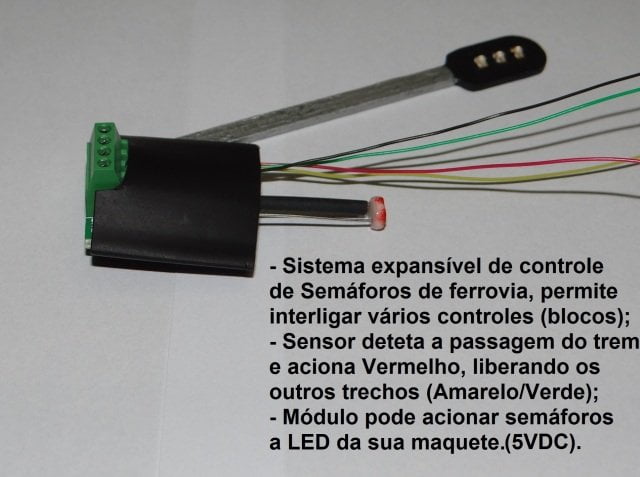 Controle Modular de Semáforo 5VDC
