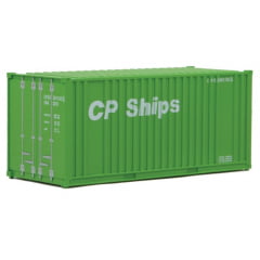 20' Container With Flat Panel 