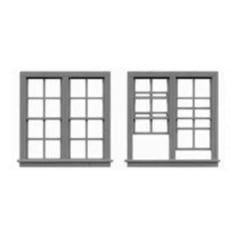 4/4 Double Unit Window 