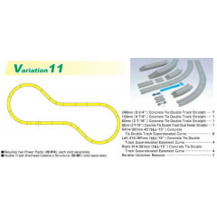 Conjunto de Trilhos V11 Conjunto de Trilhos V11