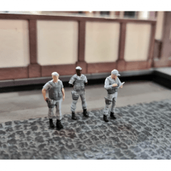 Policiais Cinza 