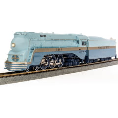 Locomotiva Blue Goose Com Som, DCC e Fumaça 