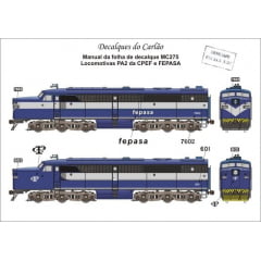 Locomotiva PA2 CP/ Fepasa 