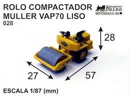 Rolo Compactador Muller VAP70 Liso 