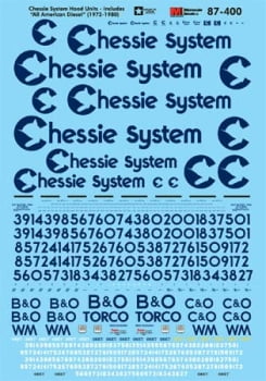 Chessie System -EMD & GE