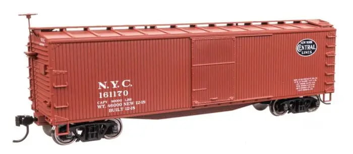 40' Double Sheathed Wood Box Car NYC