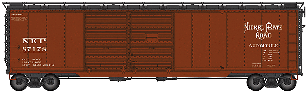 50' AAR 2-DOOR OFFSET BOXCAR NPR