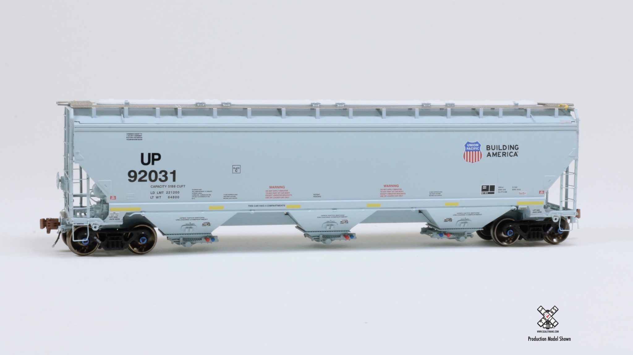 Greenbier (Gunderson) 5188 Covered Hopper Union Pacific 