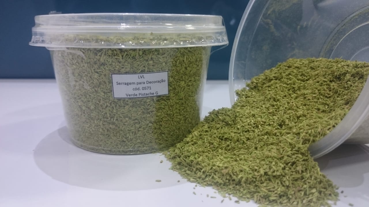 Serragem Verde Pistache Grossa